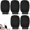 Guantes Exfoliantes para Baño Negros 5 Pcs LBYHZS Hammam y