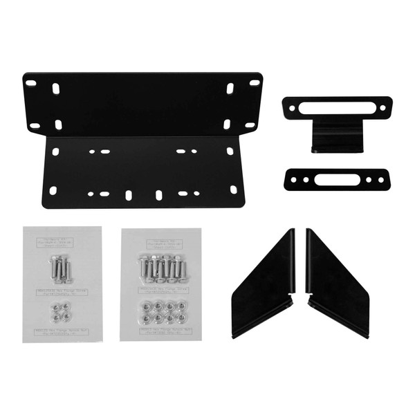 SuperATV Winch Mounting Plate for 2014+ Kawasaki Teryx / Teryx