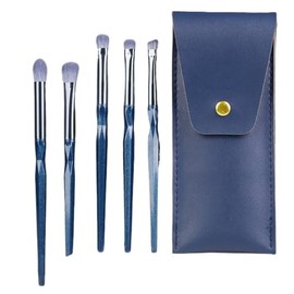 Pincel for sombra de ojos, 5 uds., pincel maquillaje pelo suave, portátil y súper                                                                     
