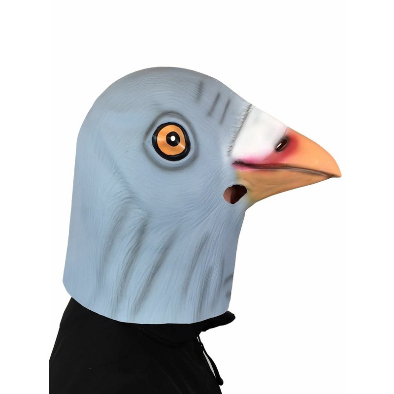 Rubber Johnnies Pigeon Latex MASK Full Head Bird Animal MASKS