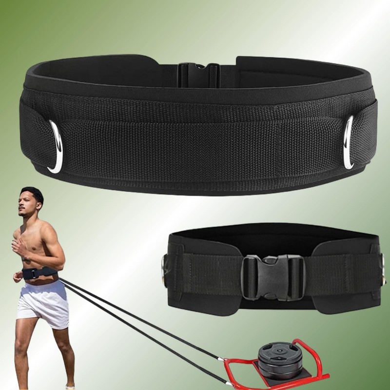 Liyquint Soft Neoprene Padded Belt， weight training belt，with 2 Movable