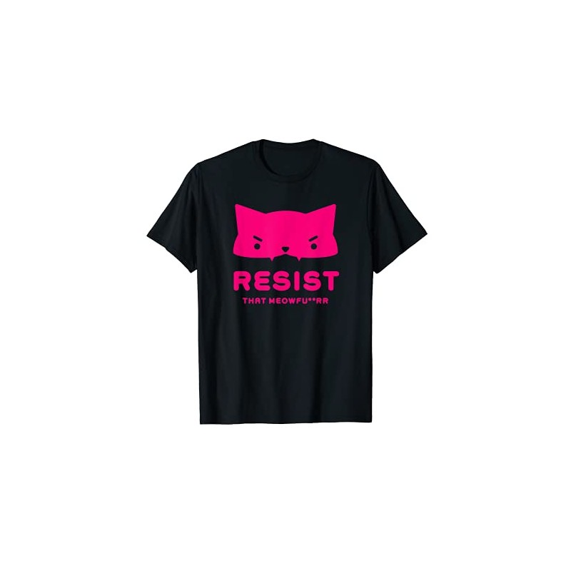 RESIST Angry Cat Anti Trump Pussyhat Shirt