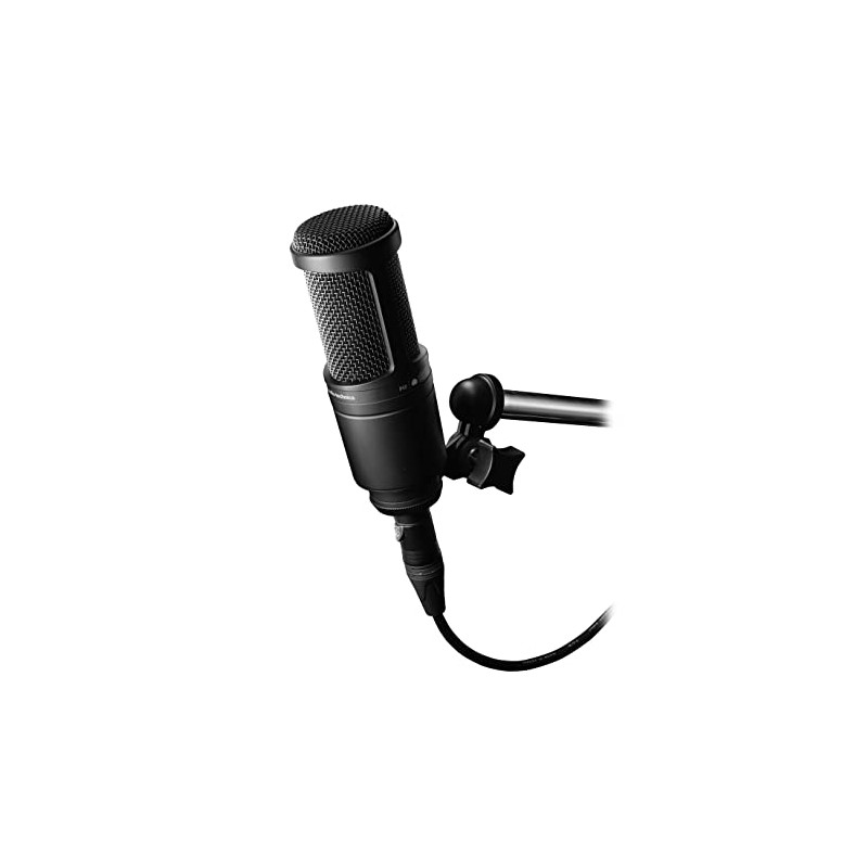Audio-Technica Micrófono de Condensador cardioide Negro AT2020