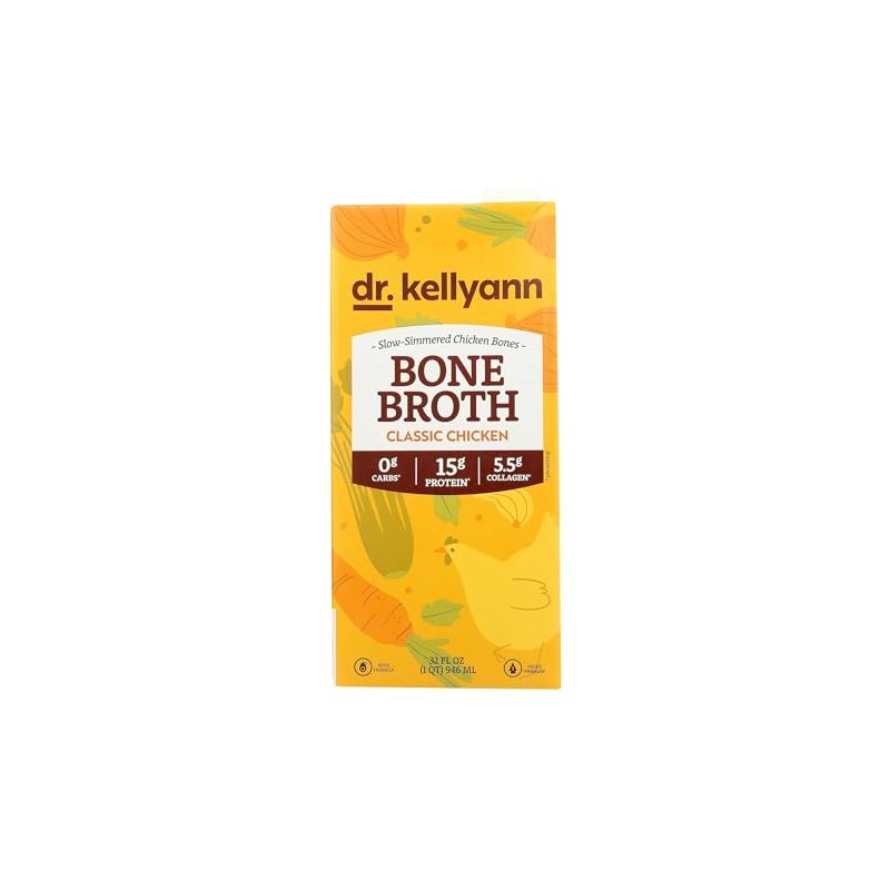 Dr. Kellyann Classic Chicken Bone Broth, 32 FZ