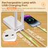 Small Desk Lamp,10000mAh Battery Operated Lamp,3 Colors+Dimmable Desk Light,LED Desk