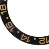 Ceramic Watch Bezel Ring Black Base Gold Digit Watch Bezel