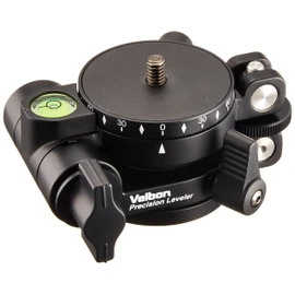 Velbon Tripod Accessory Precision Leveler Leveling Unit & Panorama Head 53mm Bottom Diameter Magnesium 408464