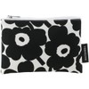 Marimekko 71296 190 Unico Pouch, Black, White