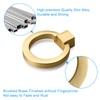 WEAVERBIRD Zinc Alloy Cabinet Knobs Gold Kitchen Hardware Drawer Pulls