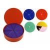 Hacer y Aprender Set De 2 Fracciones Circulares 11cm. Matemático