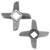 Mincer Blade, Asixx Cross-Shaped Stainless Steel Meat Grinder Blade(#32)