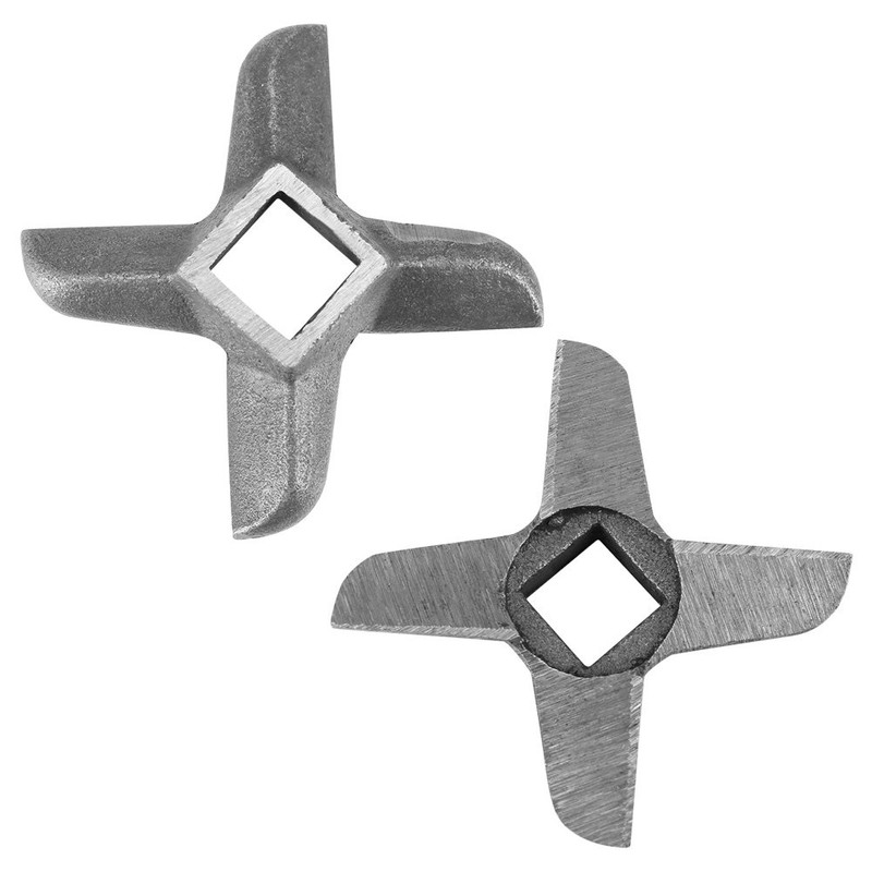 Mincer Blade, Asixx Cross-Shaped Stainless Steel Meat Grinder Blade(#32)