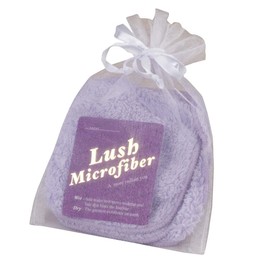 Hollywood Face Lush Microfiber 4"x4" Mini Cloths in Organza Bags (Lilac) (Three 3-Peice Sets)