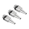 PATIKIL 3pcs 0.5mm Airbrush Nozzle Copper Nozzle Replacement Parts for