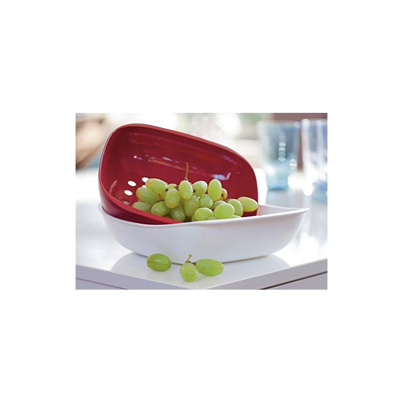 Tupperware Allegra Serving Bowl - Red