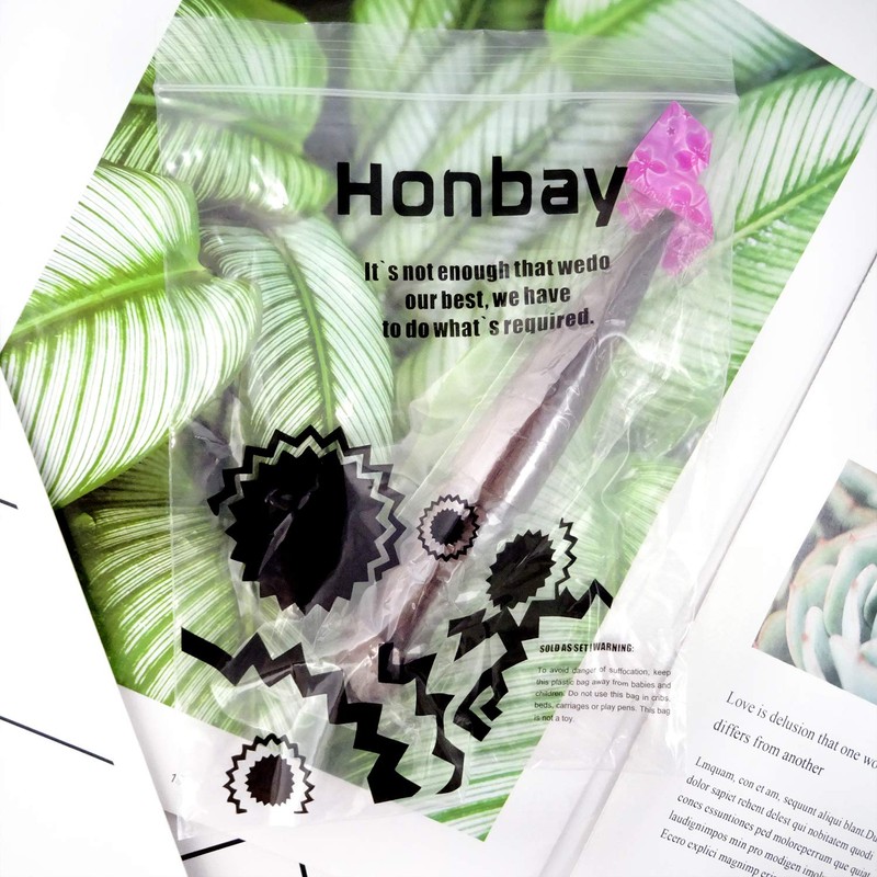 Honbay 1PCS Ebony Wood Leather Edge Burnisher Tool for Burnishing