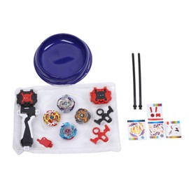 J-ouuo Gyroscope Plunger Rotating Toy Hand and Eye Coordination Gyroscope Launcher Set for Kids