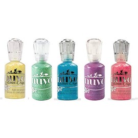 Nuvo Glitter Drops, Set of Five Colors - Toybox