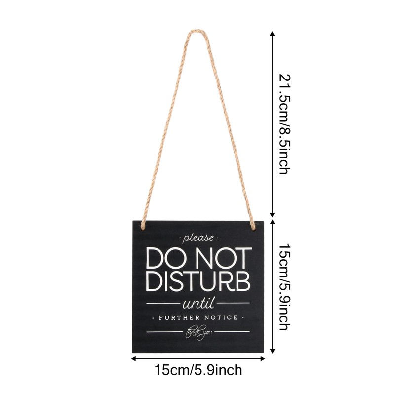 Volumoon ONE 2-Sided Sign, Knock & Kindly Wait, Do Not