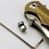 DGHAOP 3 pernos de pulgar para cuchillo plegable Buck 110