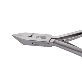 OTTO HERDER Corner Nippers 13 cm Made of Stainless Steel with Slim Tip for Difficult Work in Nail Folding and Ingrown Toenails