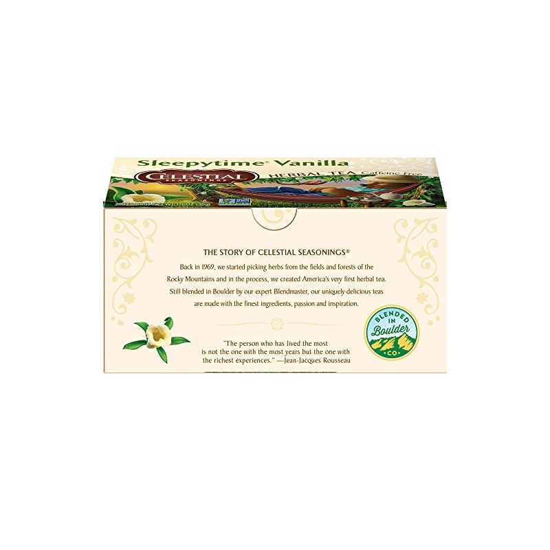 Celestial Seasonings Sleepytime Vanilla Herbal Tea, 20 ct