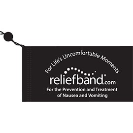 Reliefband - Bolsa de Transporte para muñeca, diseño de Bandas de Enfermedad de Movimiento 1.5 y 2.0, para un fácil Viaje y Comodidad