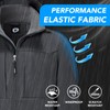 FARVALUE Men's Hooded Softshell Jacket Water Resistant Lightweight Insulated Fleece