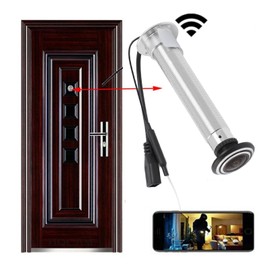 Door Viewer Peephole, Dual Band Door Eye Hole Camera 1080p, 170° Wide Angle Fisheye 1.6mm Lens, Peep Holes for Door, 2 Way Talk, Motion Detection, Support Cloud Storage (US