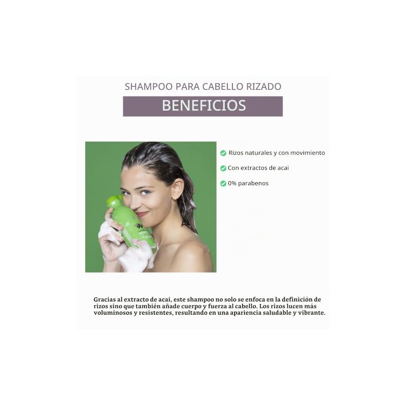 Salerm Alea Shampoo Cabello Rizado o Chino 500ml