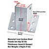 10 Pack 45-Degree Post and Beam Knee Bracket for 2x4