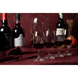 GLASSIQUE CADEAU Port and Dessert Wine, Sherry, Cordial, Aperitif Tasting Glasses | Set of 4 Small Crystal 7 oz Sippers | Mini Short Stem Nosing Taster Copitas
