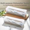 Keiwhsly Dishwasher Basket for Small Items, Dishwasher Silverware Holder for
