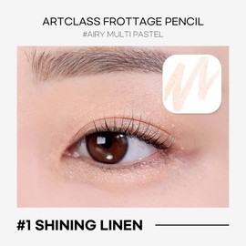 Too Cool For School - Artclass Frottage Pencil #1 Shining Linen, Eye Shadow, Blusher, Soft & Natural Blending, K Beauty