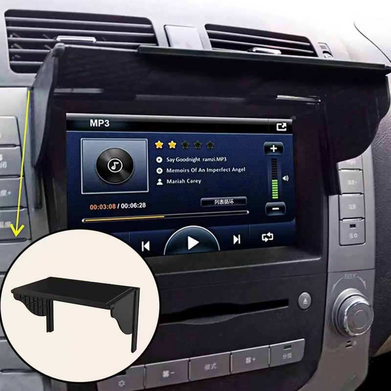 Car Navigation Sun Shade Visor Car Monitor GPS Navigator Sunshade