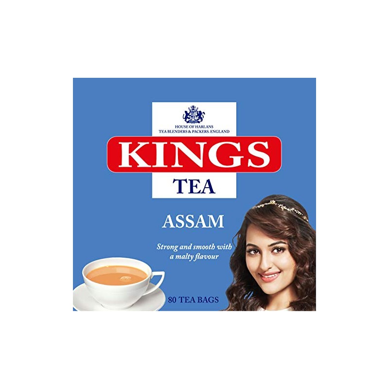 KINGS TEA, Assam 160 Tea Bags (Multipack of 2*80 Bags)