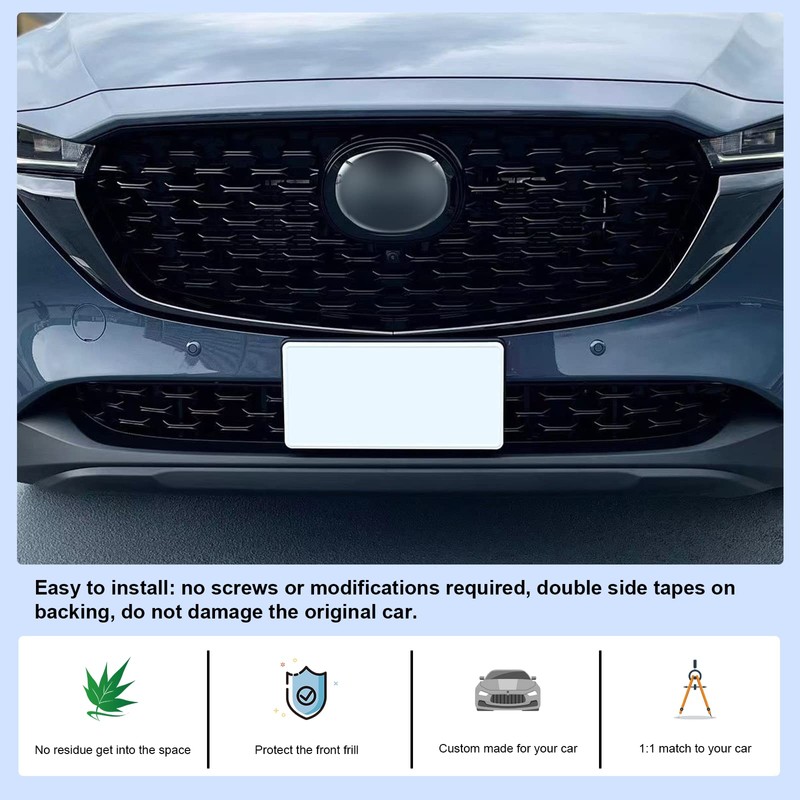 CDEFG 2024 2025 2026 CX-5 Front Grill Mesh Inserts Trims