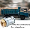 YSIL Locking Large Bore Air Chuck,1/4FNPT Closed Flow Tire Chuck