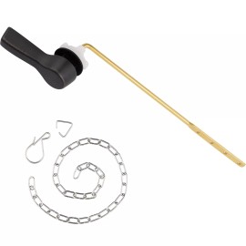 Hibbent Toilet Tank Flush Lever Replacement, Universal Front Mount Handle Toilet Tank - Oil Rubbed Bronze