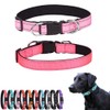 Reflective Dog Collars, Neoprene Padded Basic Durable Soft Nylon Puppy