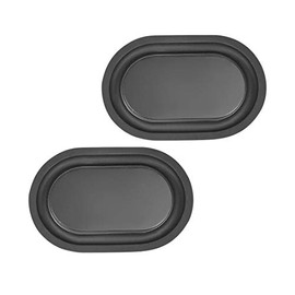 sourcing map Radiator Vibration Plate Loudspeaker Passive Subwoofer Vibration Membrane 87 x 60 mm Pack of 2
