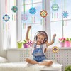 SRIZIAN 10 Pack Mandala Wind Chime Kit for Kids, Make
