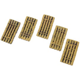 ifundom 5Pcs Resin Miniature Raft Sailing Boat Model Miniature Mini Raft Sailboat Model Fishing Boat Ornament for Home Nautical Decor