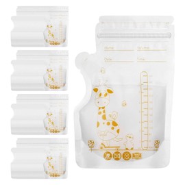 Invalidism 120 Pcs Breast Milk Storage Bag,250ml Disposable Milk Storage Bags Breast Milk Storage with Scale Zipper Sealing Breast Milk Bags for Breastfeeding Fridge or Freezer Use