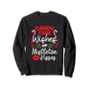 Candy Cane Wishes And Mistletoe Kisses Christmas Costume Sweatshirt