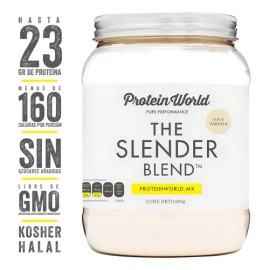 Protena The Slender Blend 600g Protein World Sabor Frutilla                                                                                           