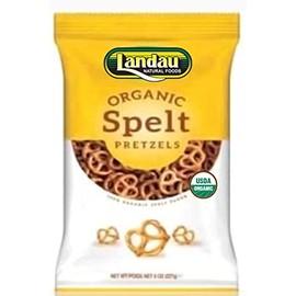 Just Grown Organic Spelt Pretzels Salted, 8 oz.