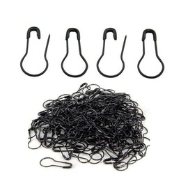 1000PCS Metal Gourd Safety Pins Small Wire Pins Craft Bulb Pin Clothing Tag Pins DIY Home Accessories (Black)