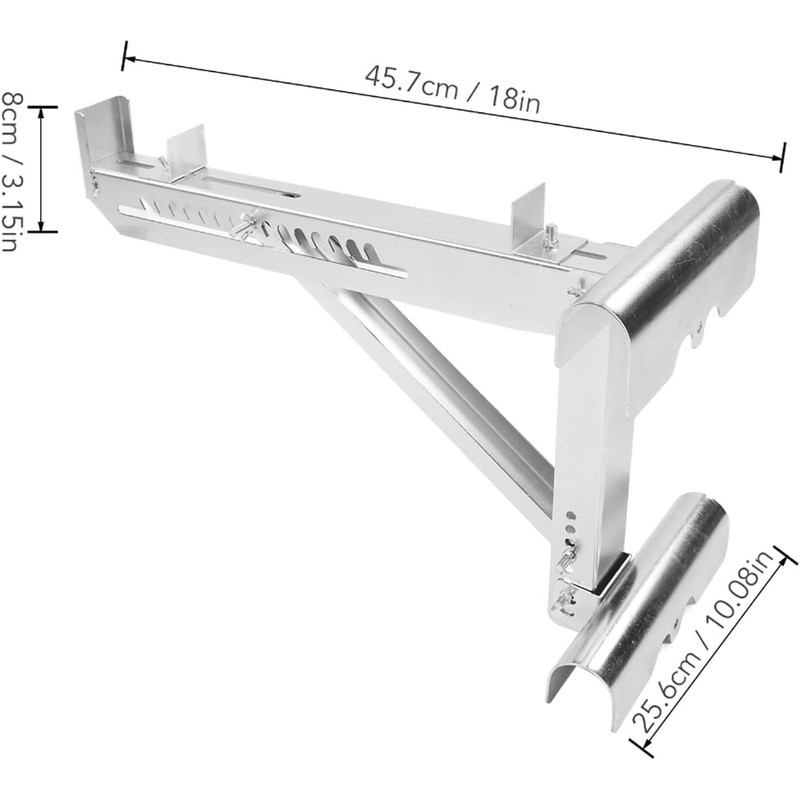 Moncer 2PCS Ladder Jack Kit, Adjustable Stabilizer Tripod Load Bearing