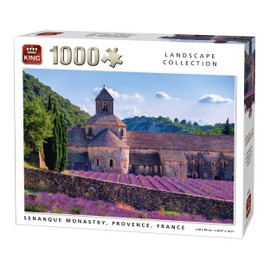 King 5663 Senanque Monastry Provence France Jigsaw Puzzle 1000-Piece, 68 x 49 cm
